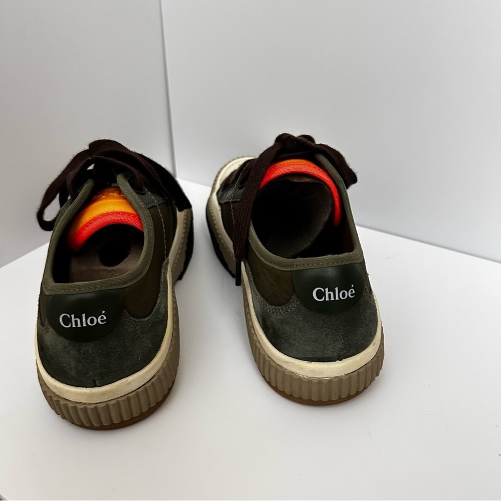 Chloe Green Clint Sneakers - Picture 3 of 9